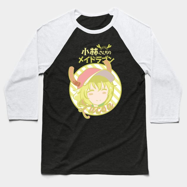 MISS KOBAYASHI'S DRAGON MAID: LUCOA (BLACK) Baseball T-Shirt by FunGangStore